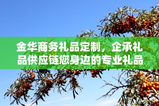 金华商务礼品定制，企承礼品供应链您身边的专业礼品定制公司